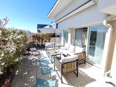 la mare jarry  superbe 5 pièces duplex118 m² (145m² utiles) en roof top avec grande terras