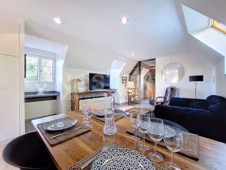 coup de coeur à neauphle le vieux : appartement 2 pièces meublé de 61 m² avec parking