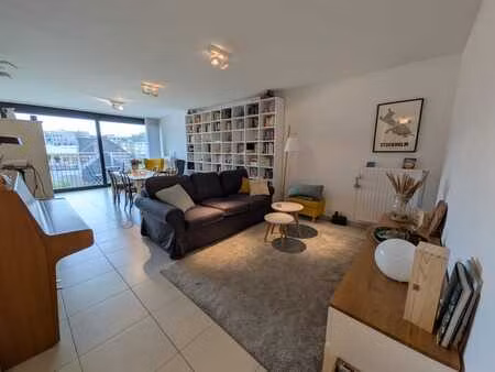 résidence i love mons : appartement 2 ch. avec double garage