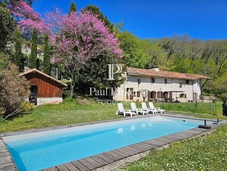 nord agen : domaine d'exception 335 m²- parc 1 3 ha - vue