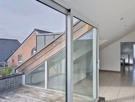 penthouse 2ch avec terrasse au centre de herve