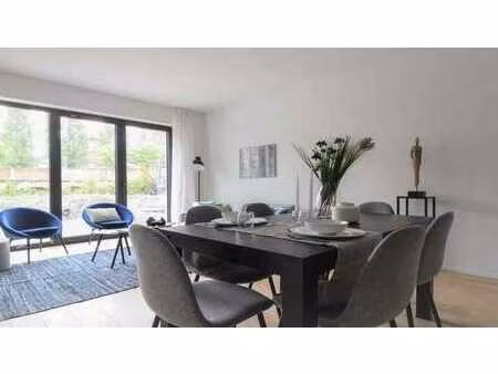 rdc cosy avec gde terrasse et parking privé