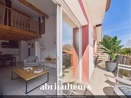 duplex avec balcon - entre centre et plages - capbreton -