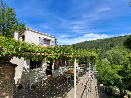 maison avec terrasse et terrain dans les cévennes