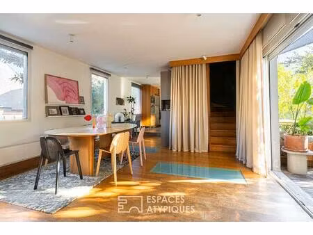 maison moderne avec extension design au cœur de la pépinière