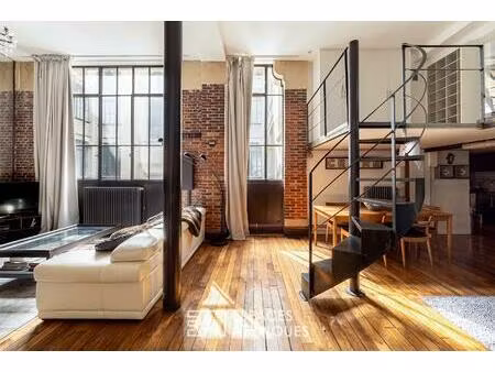 loft industriel de caractère au coeur de la rue martel