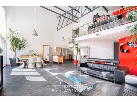 maison type loft avec jardin