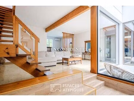 maison d'architecte avec patio intérieure