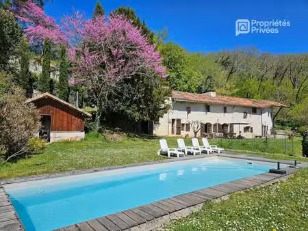 nord agen : domaine d'exception 335 m² - parc 1 3 ha - vue