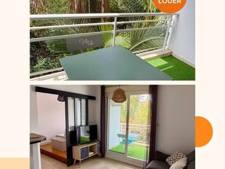 a louer - t2 meuble - st denis - 733€