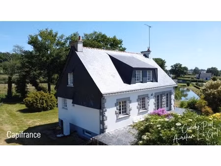 maison 5 chambres la gacilly - sous sol - etang prive