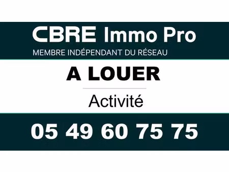 location local d'activités poitiers 1 400 m²