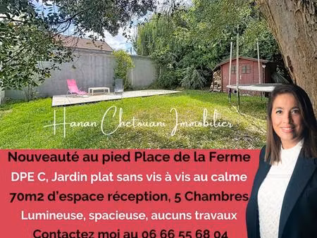 igny place de la ferme maison rénovée 208 m² 6 chambres espace réception 70 m2 jardin sans