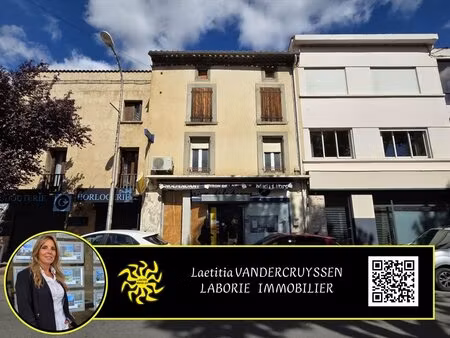 a vendre immeuble de rapport 245 67 m2 avec local commercial et habitation à rénover