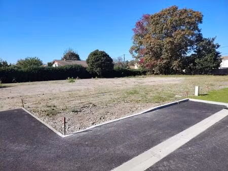 vente terrain à construire 313 m² belin-béliet (33830)