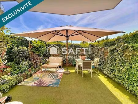 appartement 3 chambres avec jardin  box  parking