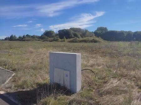 terrain 732 m² pontonx sur l adour