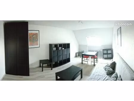 appartement meublé 1 pièce avec parking et cave
