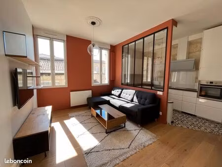 t3 meublé bordeaux bastide 61m2