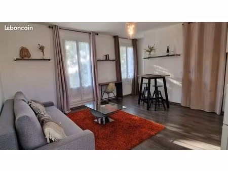 appartement t2 meublé 38 m2 à louer proche gare