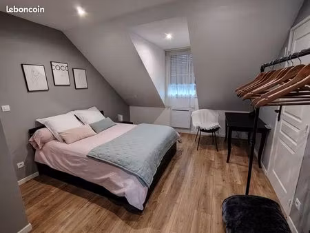 chambre meublée avec sdb + wc privé