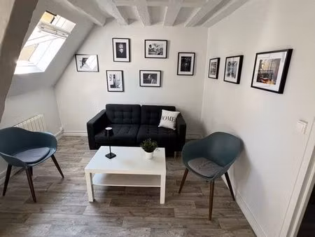 studio centre rouen voie piétonne duplex