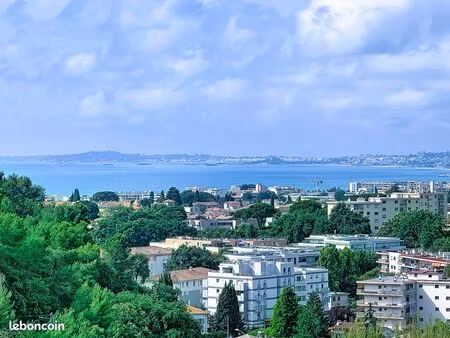 cagnes sur mer 2 pieces vue mer piscine