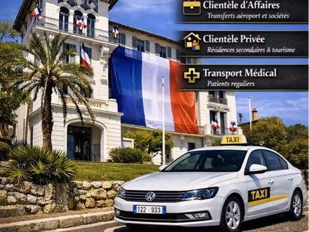 vente licence taxi le cannet