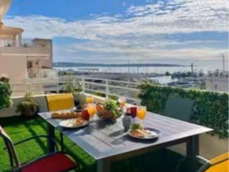 appartement f2/f3 à louer vue mer golfe juan