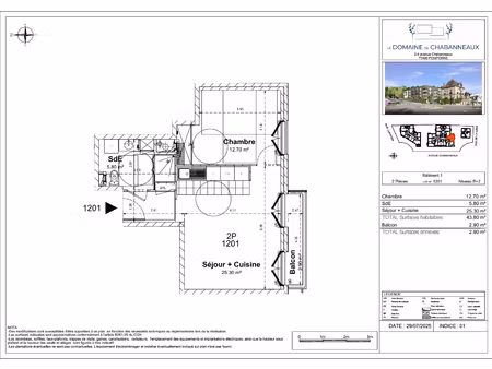 pomponne (77) - programme neuf a venir - appartement 2 pièces