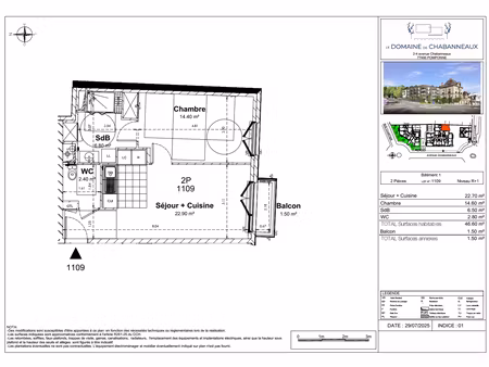 pomponne (77) - programme neuf a venir - appartement 2 pièces