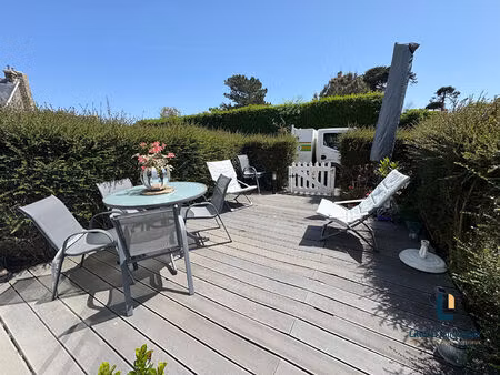 très rare t1 bis proche mer avec terrasse - st quay px