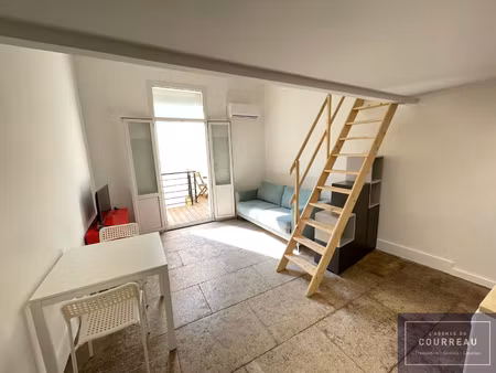 studio mezzanine de 19.55m2 loué meublé