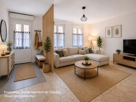 maison de ville 4 chambres et jardin dpe c la ferté vidame
