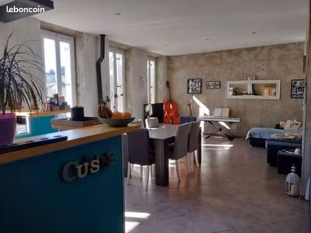 haut de villa t5 avec jardin