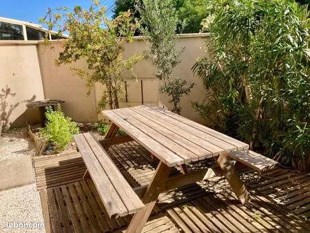t3 avec jardin privatif - résidence sécurisée