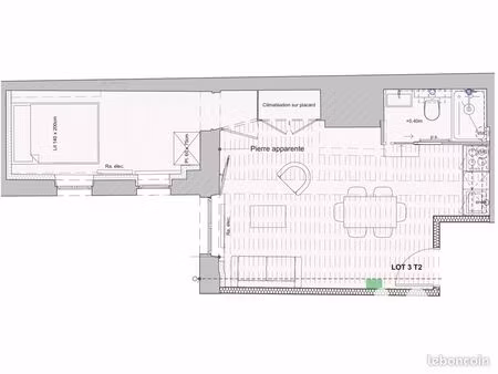 appartement 2 pièces 33 m²