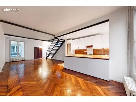 triplex 137m2 à louer - 4 chambres - bois-colombes