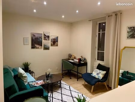 location t2 cosy traversant centre ville jardin