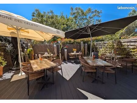 st raphaël-valescure-restaurant pizzeria avec jardin 30 places-clientele fidele- 179 000