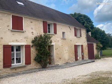 charly-sur-marne – maison de caractère rénovée  dépendances  jardin clos et verger