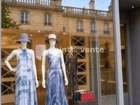 fonds de commerce habillement/textile 125 m²