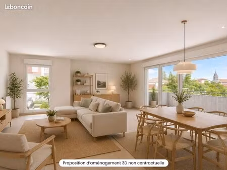appartement 3 pièces 62 m²