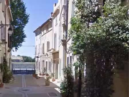 maison de ville en pierre de taille avec terrasse-arles