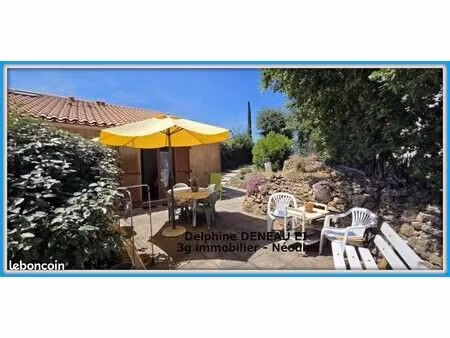 vente | maison mitoyenne | 3p | 2ch | 31 m² | forcalqueiret | expo sud-est | terrasse · ja