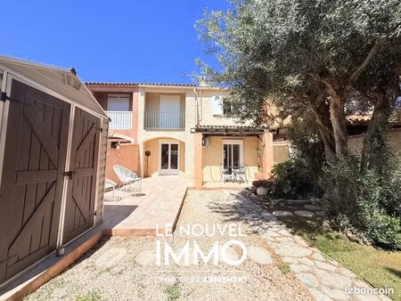 rognac — maison mitoyenne 79 m² + garage • parcelle 185 m²- idéal famille ou premier achat