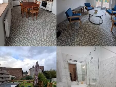 maison mitoyenne avec jardin et garage