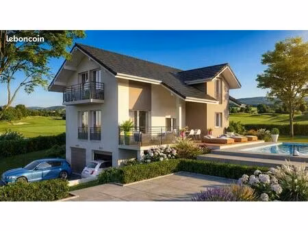 gex – terrain de 925 m² avec projet de maison neuve 5 chambres