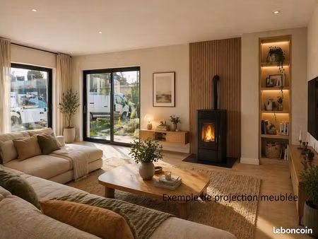 maison neuve plein pied de 2026  pmr  3 chambres  garage et terrain clos de 500 m2