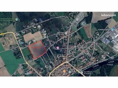 terrain constructible 24350m² à ebreuil